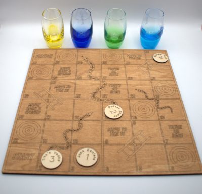 Shots and Ladders Game